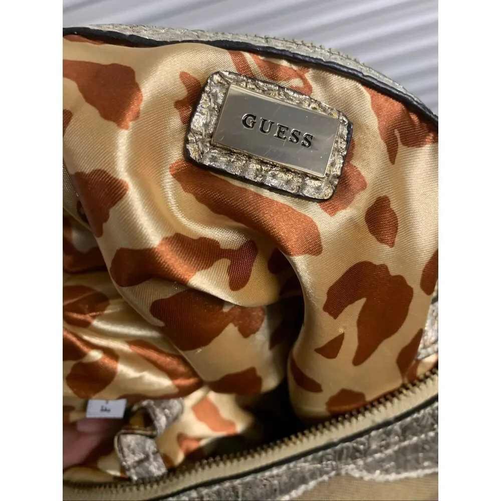 Guess USA Y2K Vintage Baguette Shoulder Bag Early 2000’s Summer Season Big Logo
